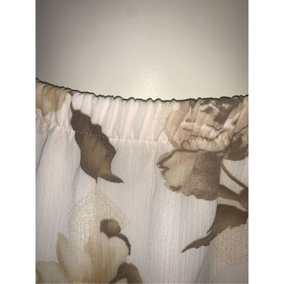 Vintage Chiffon Floral Skirt Set Medium - Picture 12 of 14